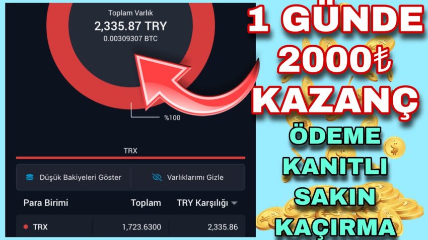 1 dakikada 160Tl kazan – internetten para kazanma 2022 (GERÇEK) Para Kazan