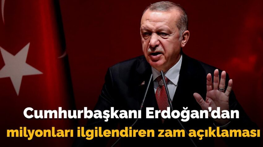 Erdoğan’dan son dakika asgari ücret, memur ve emekli maaşı açıklaması! Memur Maaşları 2022