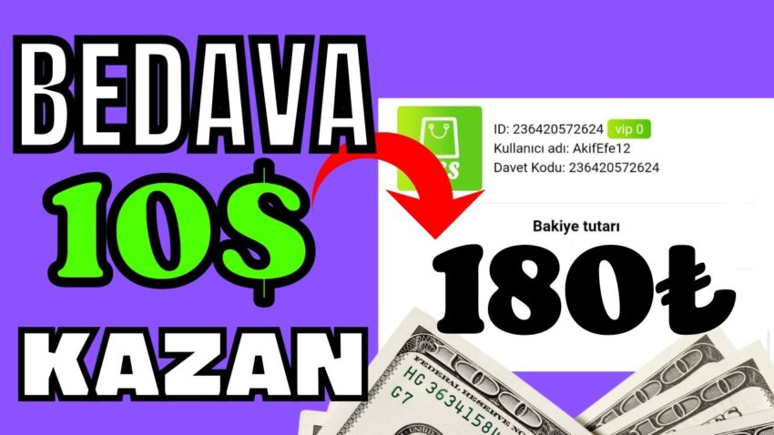 Bedava 10$ Kazan 💰 İnternetten Para Kazanma 2022 Para Kazan