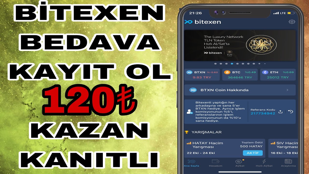 Bitexen-Ile-Bedava-120-KazanKanitli-Video-Internetten-Para-Kazanma-2022-Bitexen