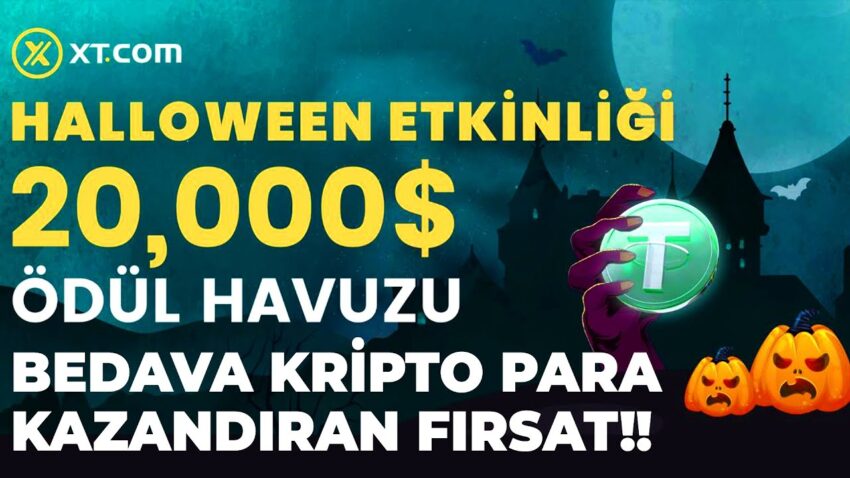 Herkese Bedava Kripto Para – XT Borsası 20.000 Dolar Ödül Etkinliği | xt.com Halloween Airdrop Kripto Kazan 2022