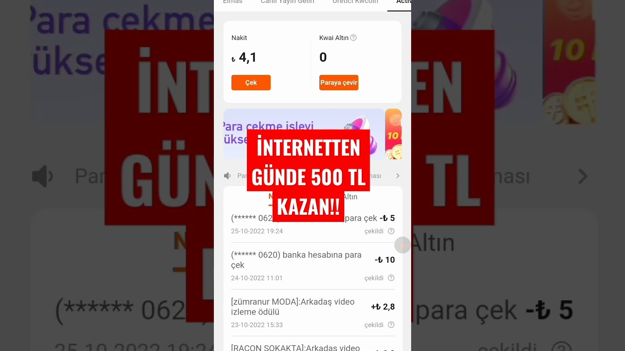 INTERNETTEN-GUNDE-500TL-KAZAN-Arkadas-Davet-Ederek-Para-Kazanma-shorts-Para-Kazan