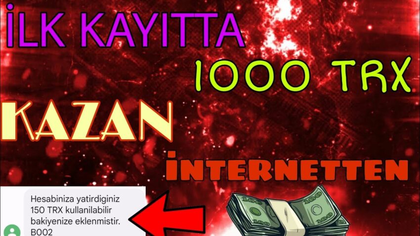 İnternetten Para Kazanma Kaydol 1000 Trx Kazan Kripto Kazan 2022