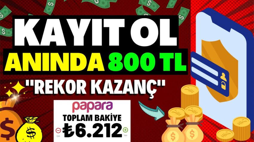 KAYIT OL ANINDA 800 TL REKOR PARA KAZAN 🤑 ( Ödeme Kanıtlı ) – İnternetten Para Kazanma 2022 Para Kazan