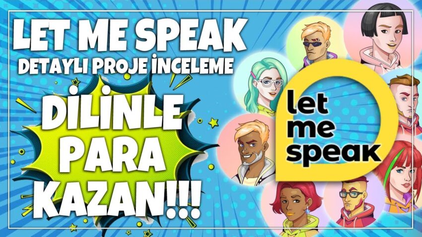 LetMeSpeak Detaylı Proje İnceleme!! İngilizce Öğrenerek Para Kazanmak!! Oyna Öğren Kazan!! Para Kazan