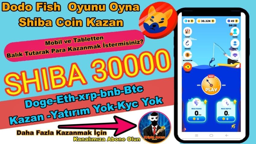 Muhteşem Uygulama DODO Fish Oyna Shiba/BNB/Bitcoin vb.Para Kazan/ Kaçırmayın! Kripto Kazan 2022