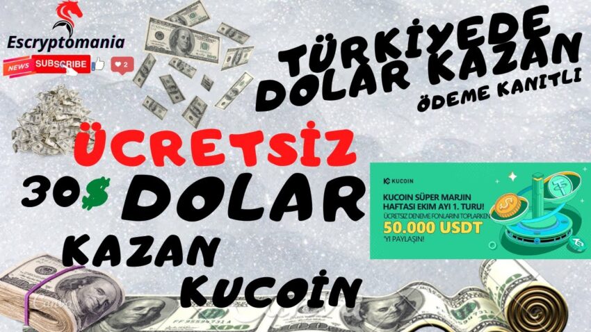 ÜCRETSZ 30$ DOLAR(USDT) KAZAN KUCOİN DEV AİRDROP SÜPER MARJİN HAFTASI !! #kripto#airdrop#btc Kripto Kazan 2022
