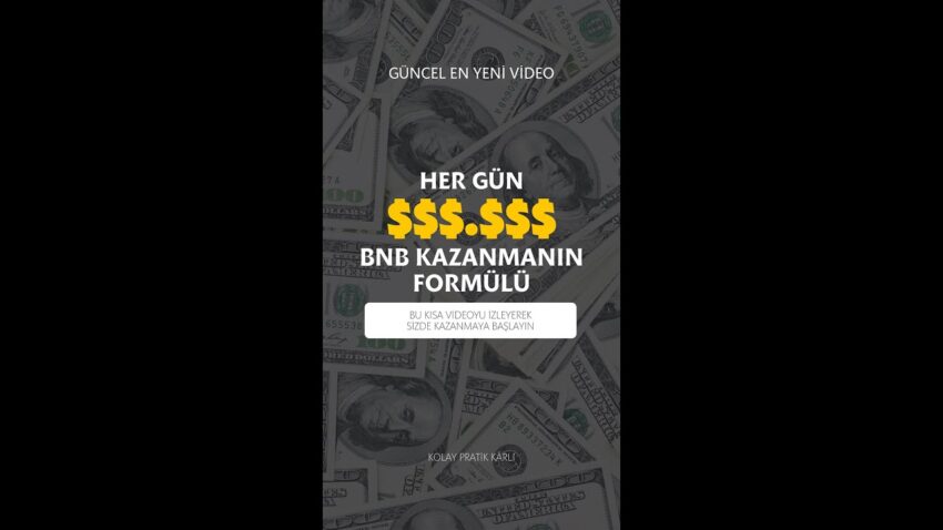 YENİ KANIT! BNB ile Günlük İnternetten Kripto Para Dolar Kazan Kripto Kazan 2022