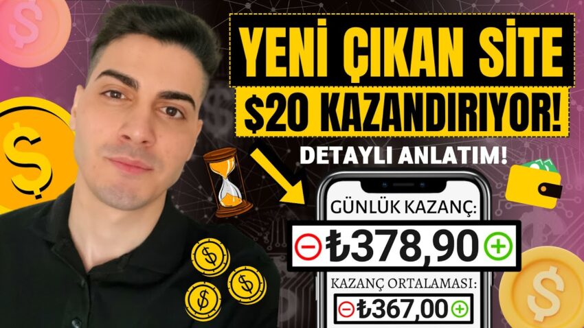 YENİ SİTE İLE GÜNLÜK $20 KAZANMA TAKTİĞİ ! 💰 – İnternetten Para Kazanma Yolları 2022 (Dolar Kazanma) Para Kazan