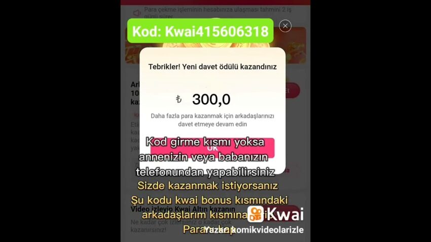 300 TL KAZAN KWAİ PARA KAZANMAK/EARN MONEY/ PARA KAZAN Para Kazan