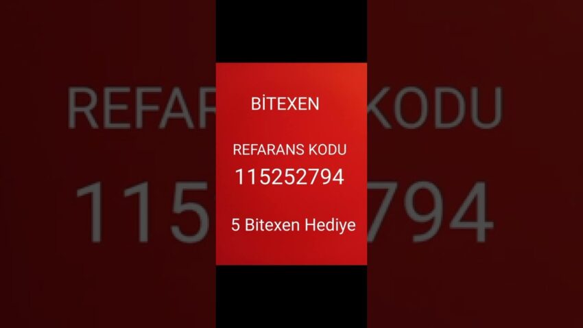 Bitexen refarans kodu (davet kodu) Bitexen 2022