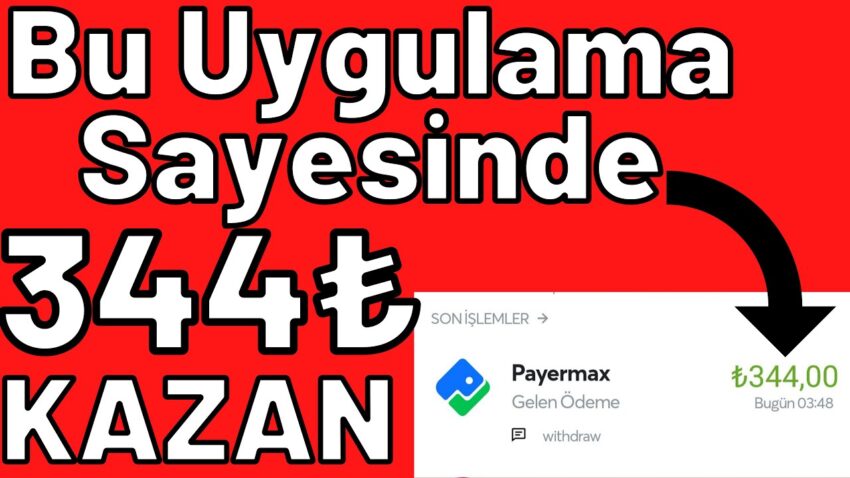 Bu Uygulama Sayesinde 344₺ Kazan 🤑-💰(ÖDEME VİDEO)🤑- İnternetten Para Kazanma Yolları 2022 Para Kazan