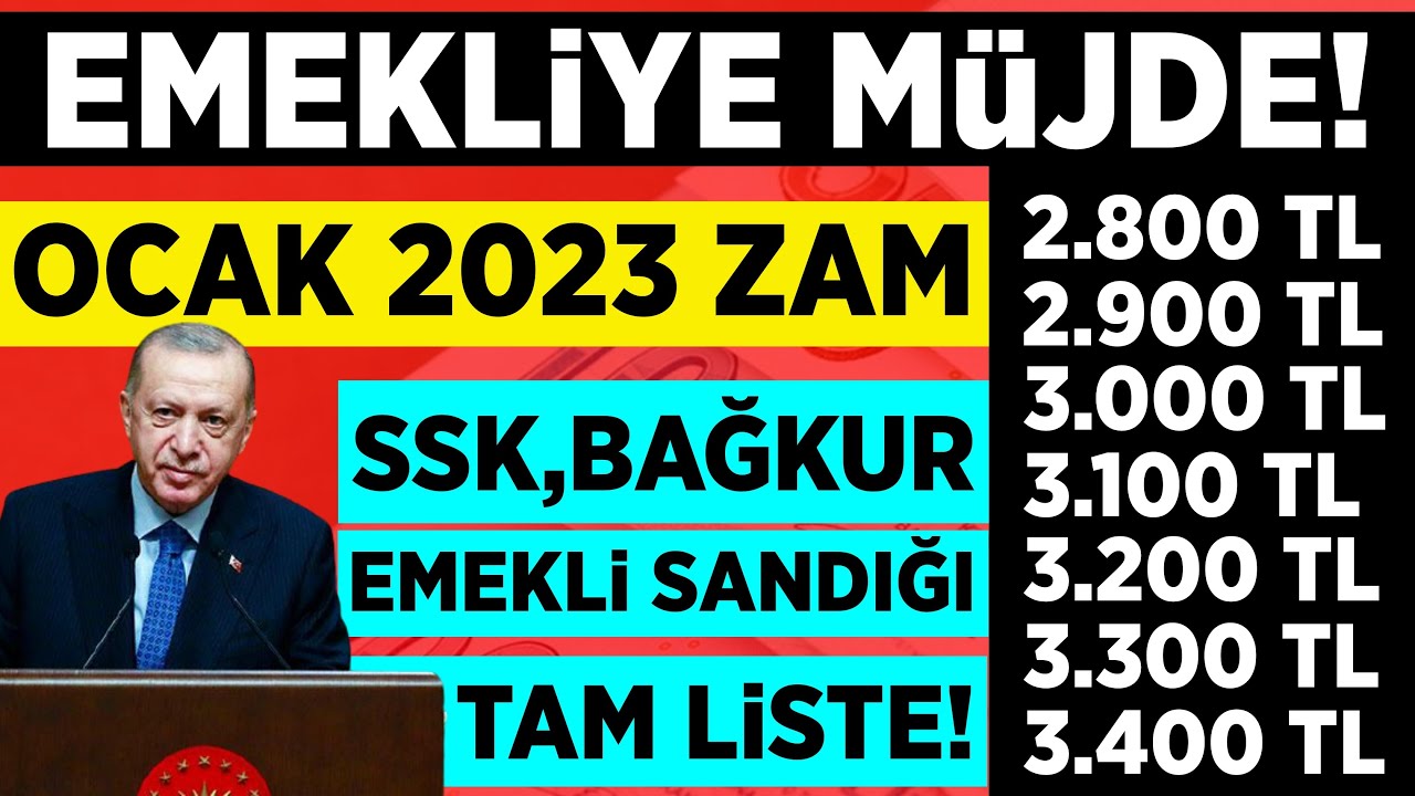 Emekli-OCAK-2023-maas-zam-oranlari-belli-oldu-emekli-zammi-Memur-Maaslari