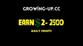 GÜNDE $2 – 2500 KAZAN | growing-up.cc Kripto Kazan 2022