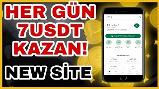 HERGÜN 7USDT KAZAN / NEW USDT SİTE – İnternetten para kazanma 2022 Para Kazan