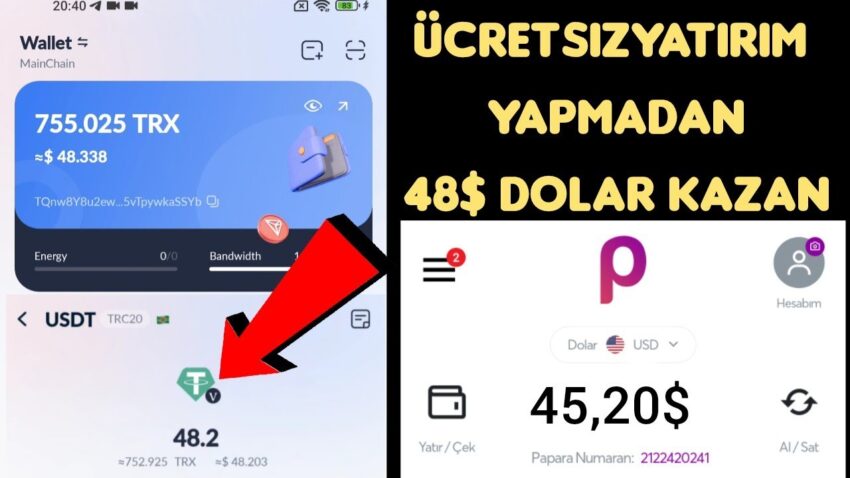 ÜCRETSİZ YATIRIMSIZ 53$ DOLAR KAZAN – internetten para kazanma | bedava para kazanma Para Kazan