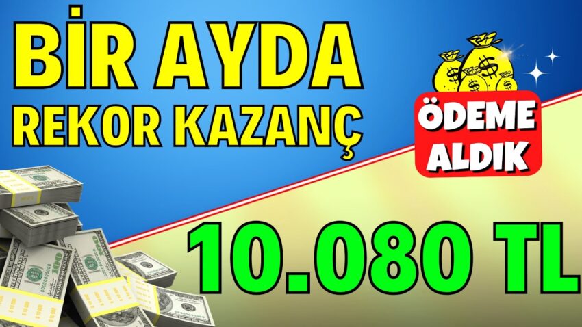 BİR AYDA 540 DOLAR / 10.080 TL PARA KAZAN 🤑 ( REKOR ) – İnternetten Para Kazanma 2022 Para Kazan
