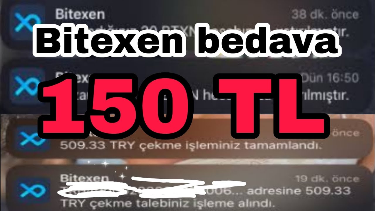 BITEXEN-BEDAVA-150-TL-CEKILEBILIR-BITEXEN-PARA-CEKME-Bitexen