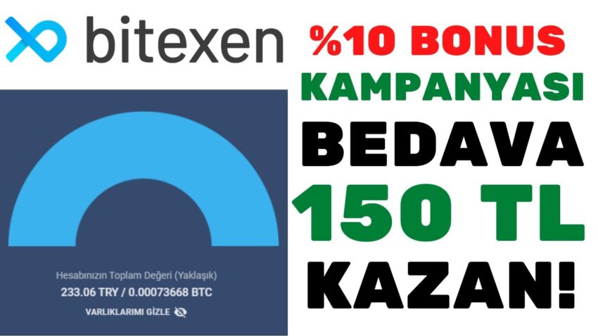 BİTEXEN BEDAVA 150 TL KAZANIN! | %10 BONUS AL/SAT KAMPANYASI KAÇIRMAYIN! #keşfet #bitexen #bedava Bitexen 2022