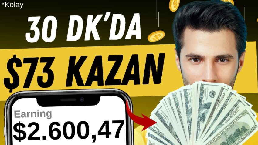 BU SİTEDE 30 DAKİKA ÇALIŞARAK $73 KAZAN – İnternetten Para Kazanma 2023 Para Kazan