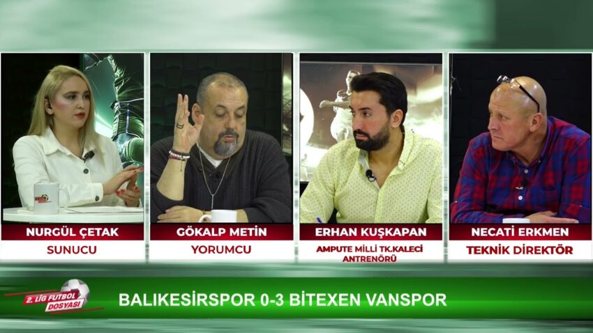 Balıkesirspor 0 – 3 Bitexen Vanspor |  Spor Yazarı Cengiz GÜNEŞ Telefon Bağlantısı Bitexen 2022