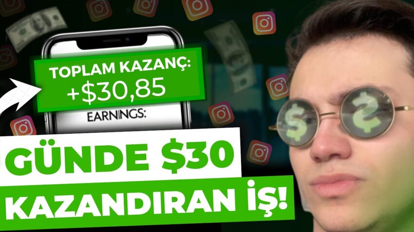 Bir instagram Hesabı ile GÜNLÜK $30 KAZAN 💰 ( Para Kazanma Yolları ) Para Kazan