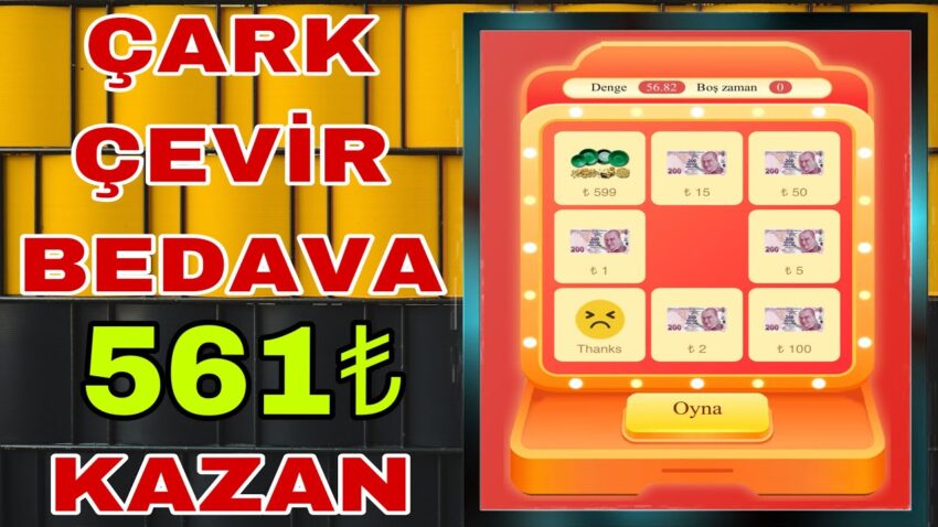 Çark Çevir Bedava 561₺ Kazan!!💰1000₺ ÖDEME ALDIK! İnternetten Para Kazanma 2022 Para Kazan