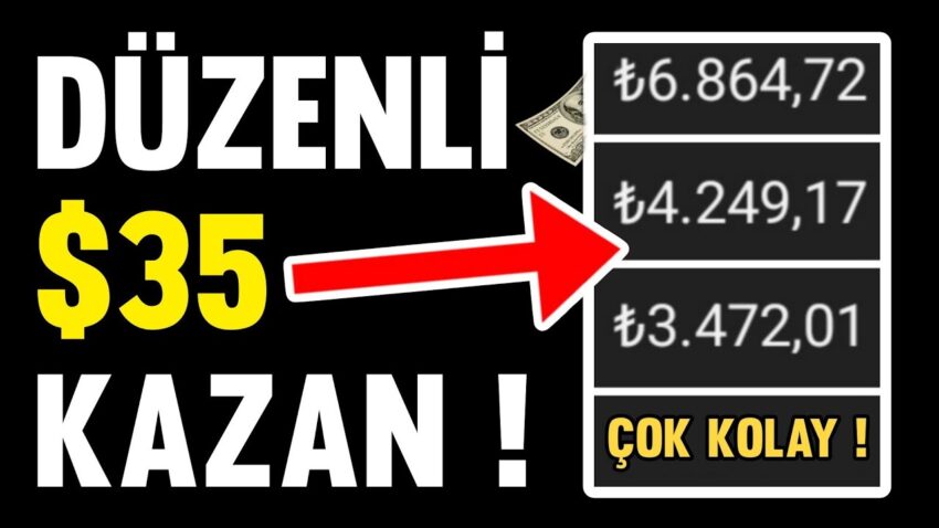 Düzenli $35 Kazandıran Site! 🤑 (ÖDEME KANITLI) – İnternetten Para Kazanma 2022 Para Kazan