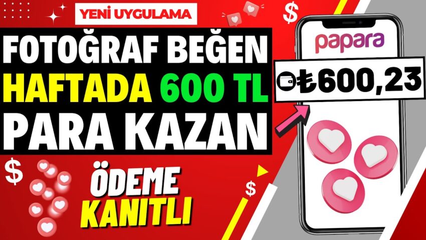 FOTOĞRAF BEĞEN HAFTADA 600 TL PARA KAZAN 🤑 ( Ödeme Kanıtlı ) – İnternetten Para Kazanma 2022 Para Kazan