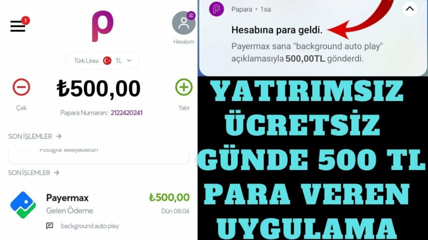 1 GÜNDE BEDAVA 600 TL BEDAVA PARA KAZAN | İnternetten para kazanma – internetten yatırımsız para Para Kazan