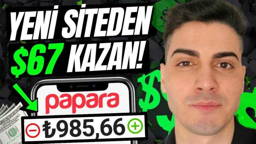1 SAATTE $67 KAZANDIĞIM YENİ SİTE! 💰 (ÖDEME KANITLI) – İnternetten Para Kazanma 2023 (Dolar Kazanma) Para Kazan