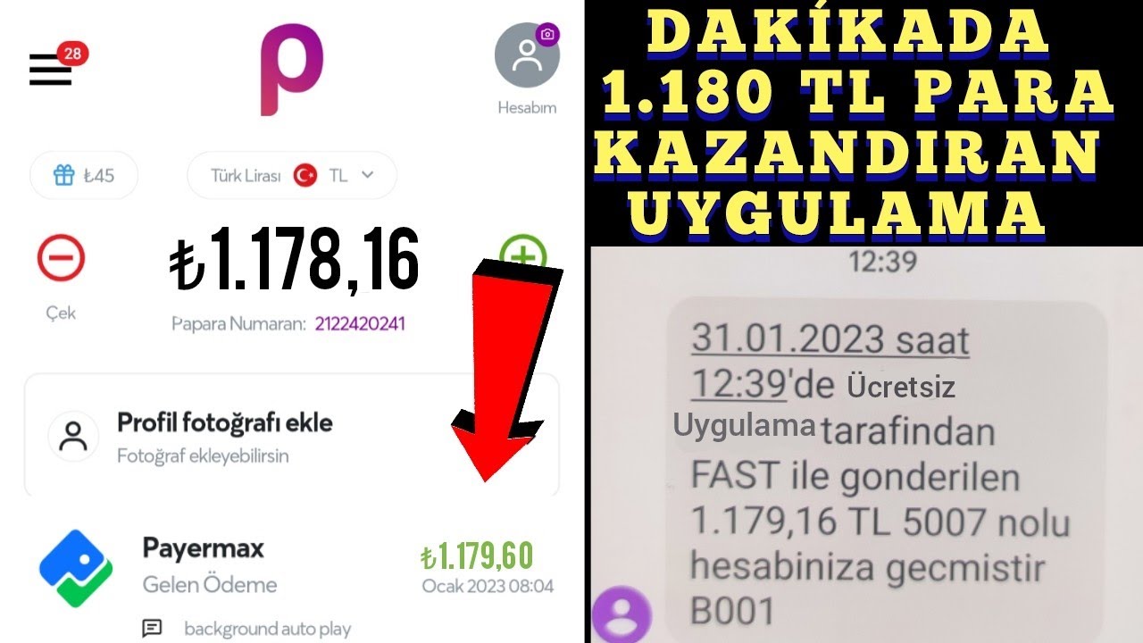 DAKIKADA-BEDAVA-1200-TL-PARA-KAZAN-internetten-para-kazanma-Bedava-para-kazanma-2023-Para-Kazan