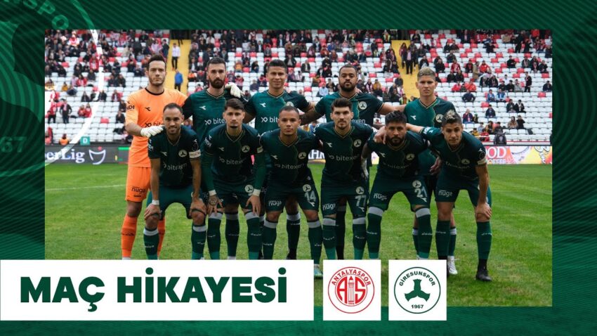 FTA Antalyaspor 2-2 Bitexen Giresunspor’umuz | Maç Hikayesi Bitexen 2022