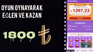 HEM EĞLEN HEM 1800TL KAZAN !! Mobil uygulama ile para kazan 2023 Para Kazan