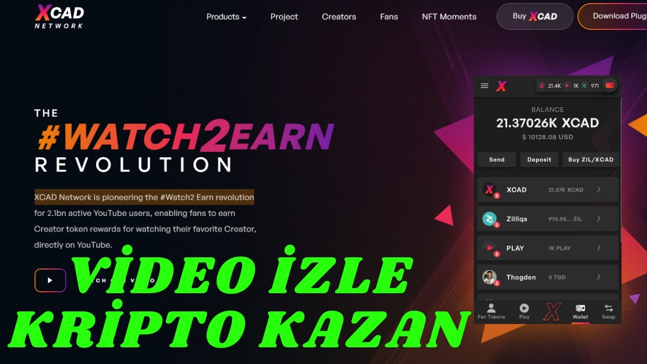 IZLE-KAZAN-VIDEO-ILZE-KRIPTO-KAZAN-WATCH2EARN-REVOLUTION-XCAD-Network-Watch2-Earn-Kripto-Kazan