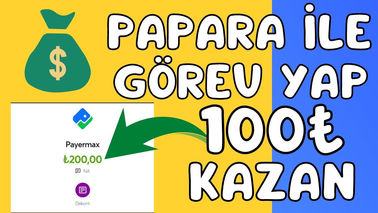 Papara-Ile-Gorev-Yap-100-Kazan-Odeme-Kanitli-Internetten-Para-Kazanma-2022-Para-Kazan