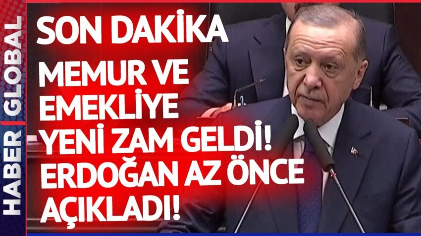SON DAKİKA I Erdoğan Açıkladı: Memur Maaşına ve Emekli Maaşına Yeni Zam Geldi! Memur Maaşları 2022
