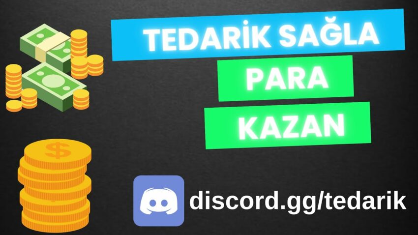 TEDARİK SAĞLA PARA KAZAN !!!! discord.gg/tedarik Para Kazan