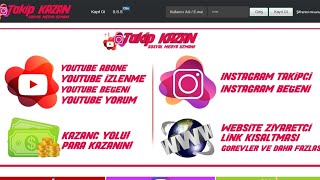 TakipKazan YouTube izlənmə bəyəni yorum artırma sitesi Para kazan(2023) Para Kazan