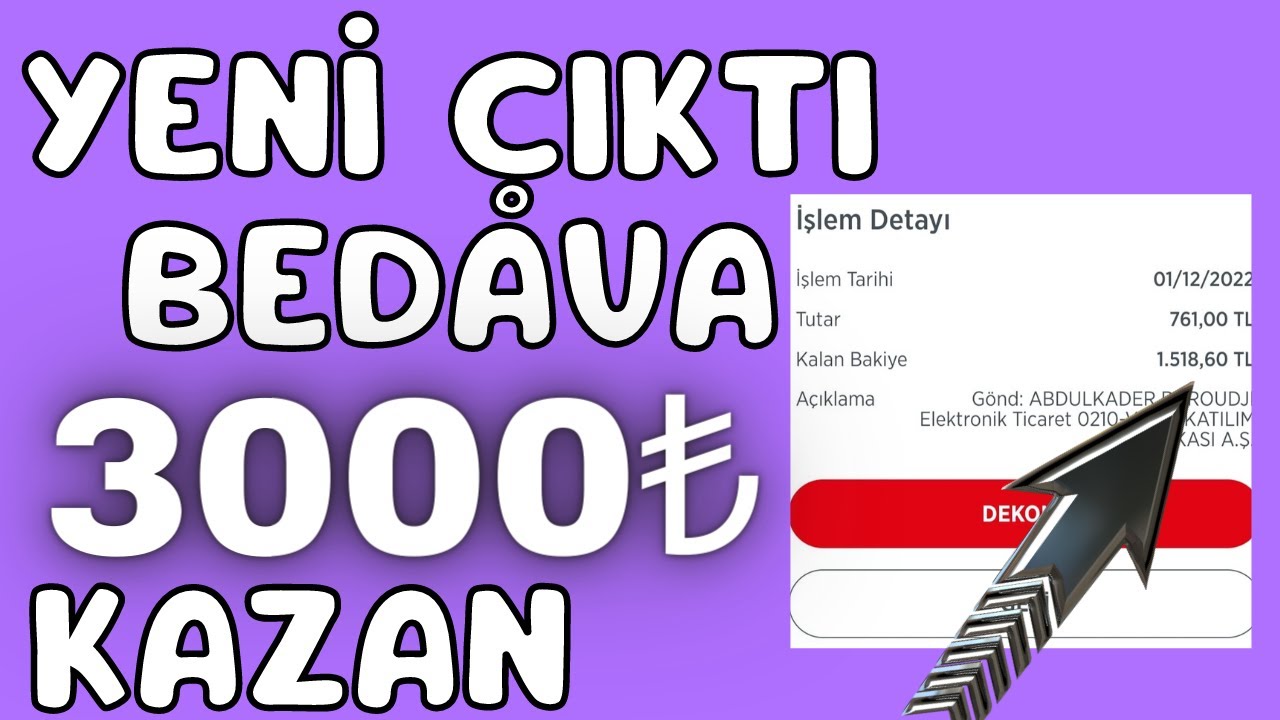 Yeni-Cikti-Bedava-3000-Odeme-Alma-KANITLI-VIDEO-Internetten-Para-Kazanma-Yollari-2022-Para-Kazan