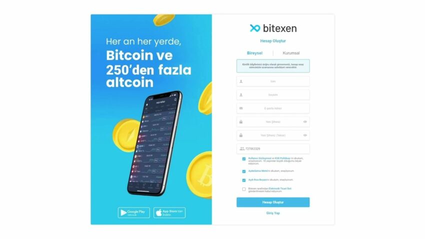 Bitexen – 150 TL’ye varan Hoş Geldin bonusu – Referans kodu zorunlu!!! Bitexen 2022