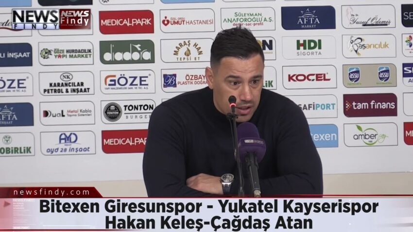 Bitexen Giresunspor – Yukatel Kayserispor maçının ardından / Hakan Keleş – Çağdaş Atan Bitexen 2022