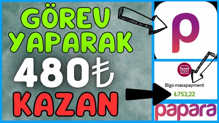 Görev Yaparak Papara İle 480₺ Kazan 🤑💰(ÖDEME KANITLI VİDEO)- İnternetten Para Kazanma Yolları 2023 Para Kazan