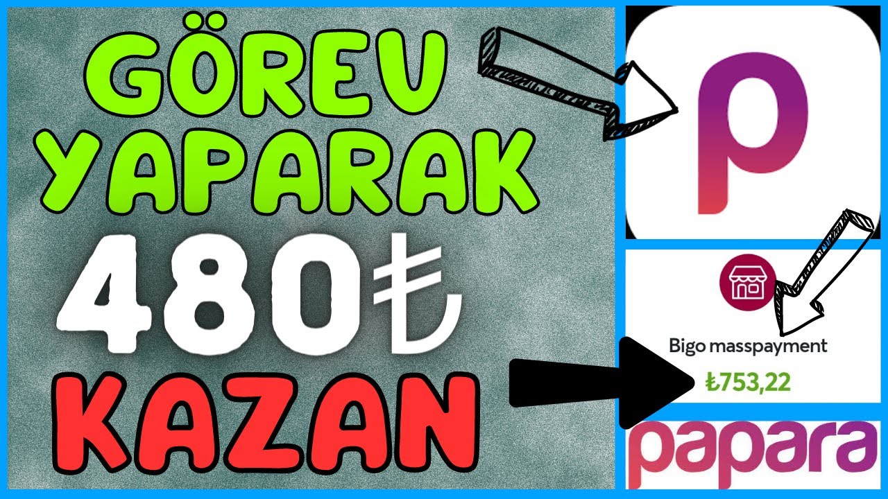 Gorev-Yaparak-Papara-Ile-480-Kazan-ODEME-KANITLI-VIDEO-Internetten-Para-Kazanma-Yollari-2023-Para-Kazan