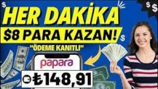 HER DAKİKA $8 KAZAN | 2023 İNTERNETTEN PARA KAZAN 💰 🤑 Para Kazan