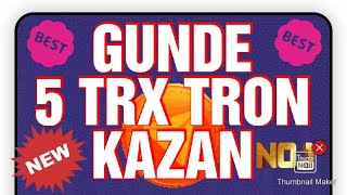 Para Kazandiran TRX (Tron) Projesi / Mining Yap Para Kazan Para Kazan