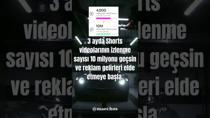 Shorts videoları ile ek gelir elde et 🤫 #shorts Ek Gelir 2022