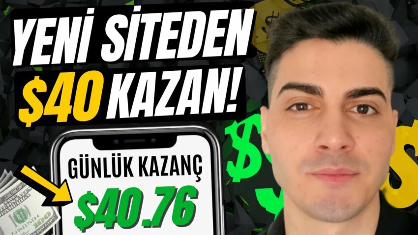 YENİ SİTE: 25 Dakikada $40’LIK REKOR KAZANÇ! 💰- İnternetten Para Kazanma Yolları ( Dolar Kazanma ) Para Kazan