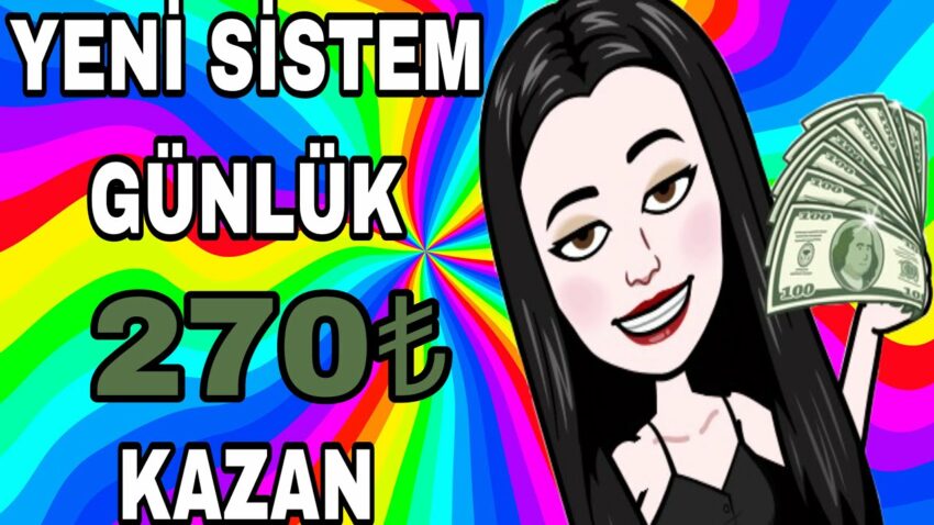 Yeni Sistem Günlük 270₺ Kazan!!💰ÖDEME KANITLI! İnternetten Para Kazanma 2023 Para Kazan