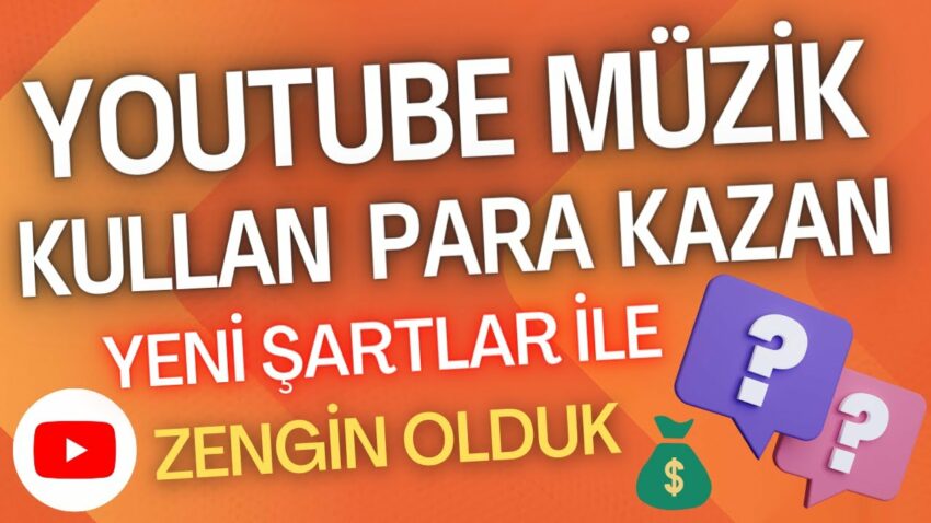 Yeni Youtube Müzik Kullanımı Özellikleri ile Para Kazan/Youtube Müzik Para Kazanma 2023 Para Kazan